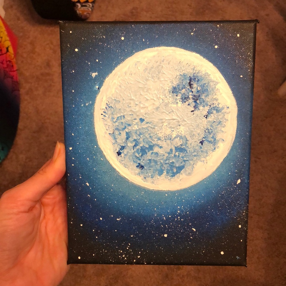 Blue Moon Painting